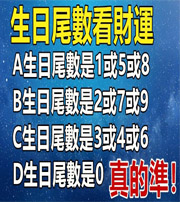 巴中你的生日尾数是几？命运如何？